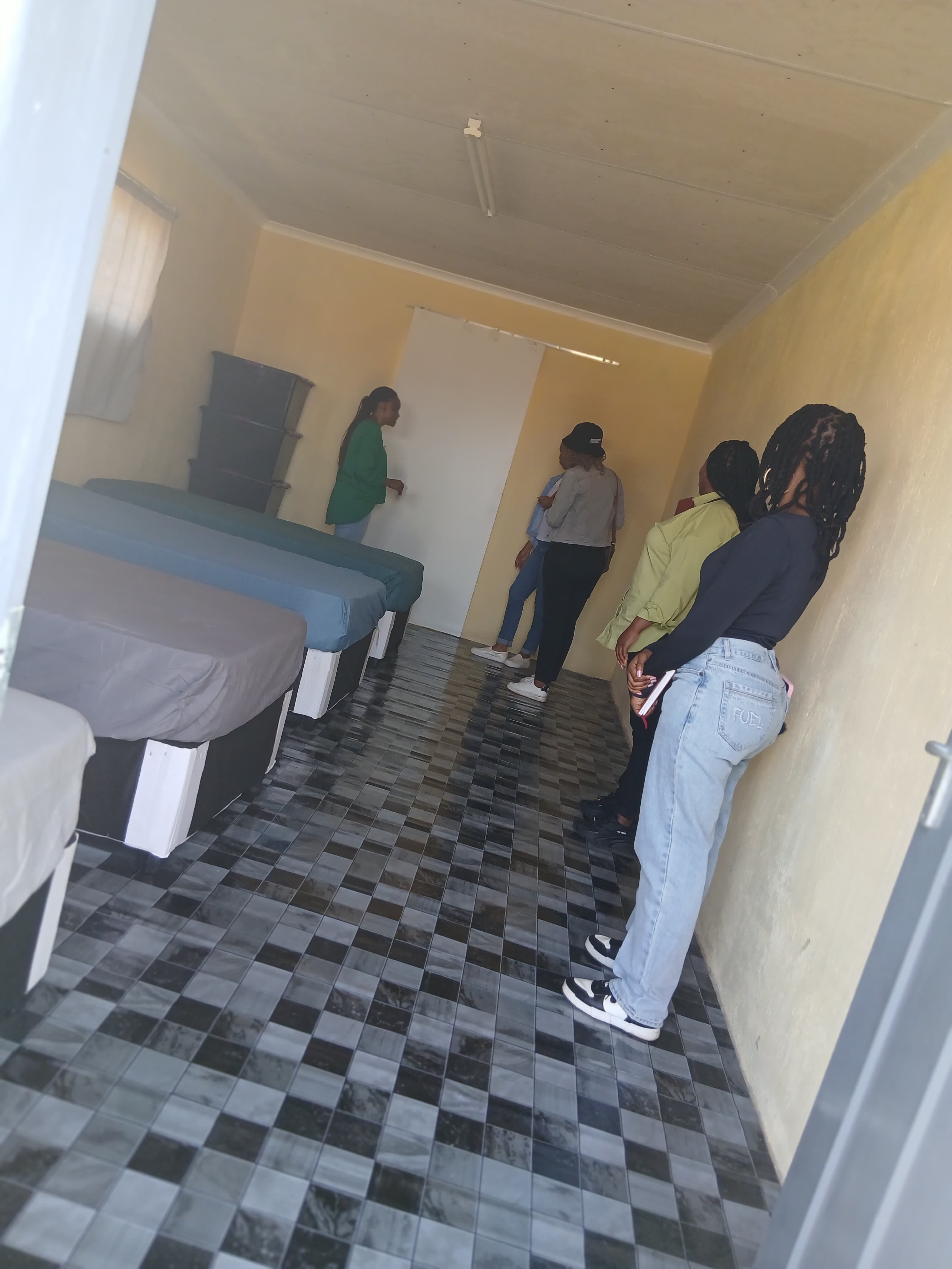 Dormitory with people